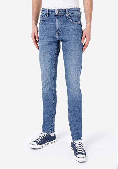 Image de 041 Danny Pantalon Slim Leg Low Rise En Jean Slim Fit Homme