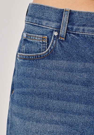 Image de Short Bleu Regular Fit Femme