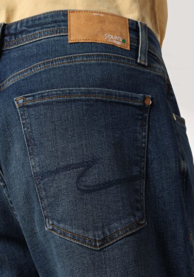 Afficher les détails de 067 Jack Pantalon Bleu   En  Regular Fit Homme