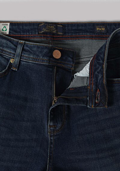 Afficher les détails de 067 Jack Pantalon Bleu   En  Regular Fit Homme