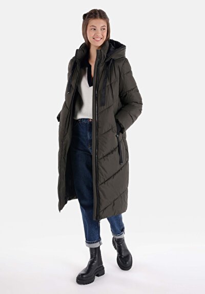 Image de Manteau  Vert Regular Fit  Femme