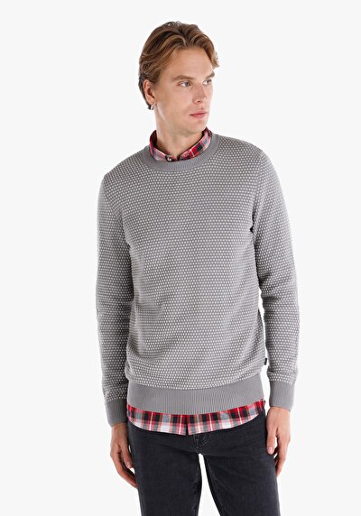 Image de Pull Anthracite Regular Fit   Homme