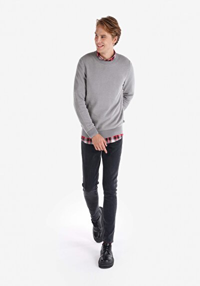 Image de Pull Anthracite Regular Fit   Homme