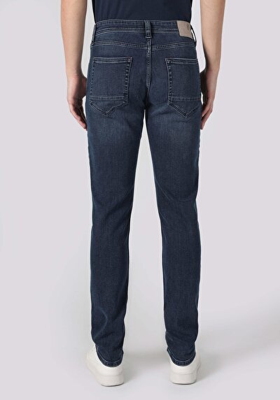 Image de 044 Karl Pantalon Bleu   En  Straight Fit Homme