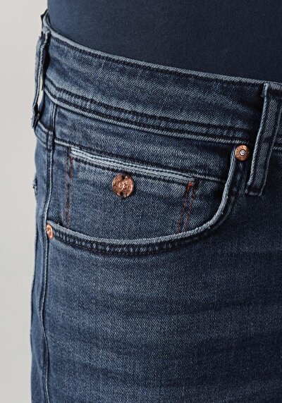 Afficher les détails de 044 Karl Pantalon Bleu   En  Straight Fit Homme