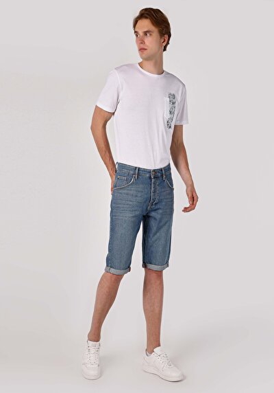 Afficher les détails de Short Bleu Anti Fit Homme