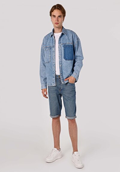 Afficher les détails de Short Bleu Anti Fit Homme