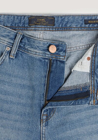 Afficher les détails de Short Bleu Regular Fit Homme