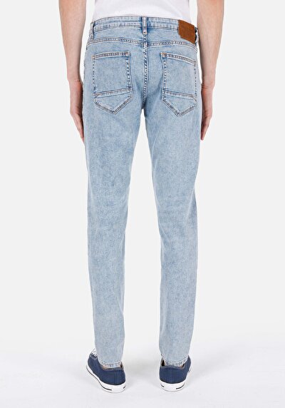 Image de 041 Danny Pantalon Bleu En Slim Fit Homme