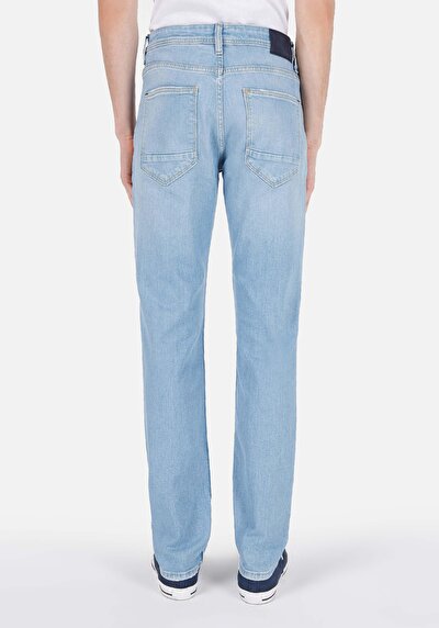 Image de 044 Karl Pantalon Bleu En Straight Fit Homme