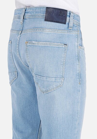 Afficher les détails de 044 Karl Pantalon Bleu   En  Straight Fit Homme