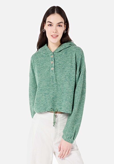 Image de T-shirt À Manches Longues Vert Comfort Fit  Femme