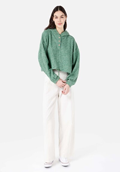 Image de T-shirt À Manches Longues Vert Comfort Fit Femme