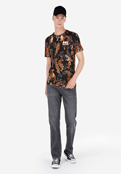 Image de 045 David Pantalon Noir En Regular Fit Homme