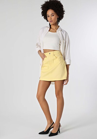 Image de Jupe Jaune Mini Femme
