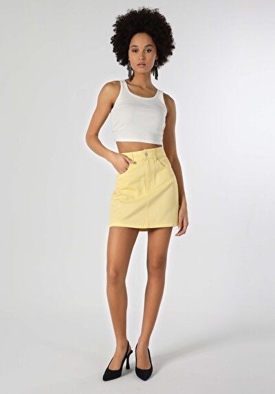Image de Jupe Jaune Mini    Femme