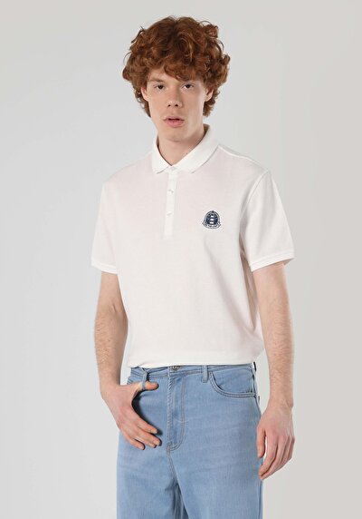 Afficher les détails de Pantalon Bleu Düz Paça Medium Rise En  Straight Fit Homme