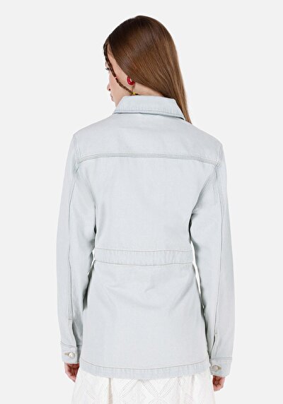 Image de Veste De Blazer Bleu Regular Fit Manches Longues Femme