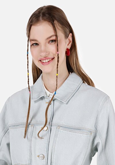 Afficher les détails de Veste De Blazer Bleu Regular Fit Manches Longues  Femme