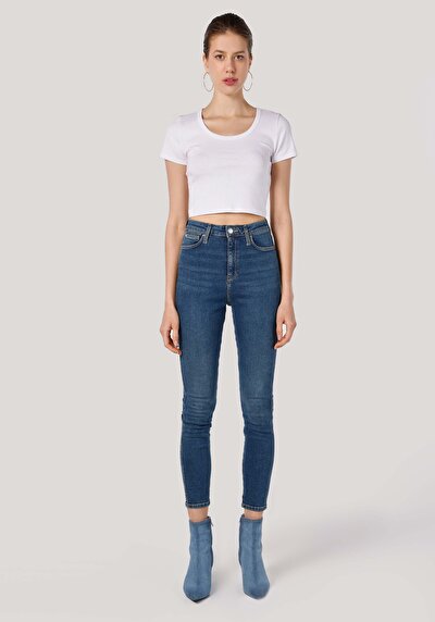 Image de 760 Diana Pantalon Denim   En  Skinny Fit Femme