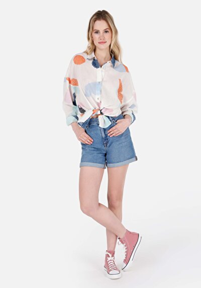 Image de Short Mom Fit Femme
