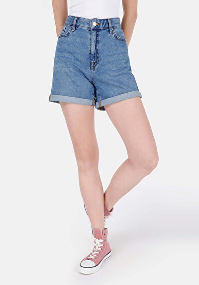 Afficher les détails de Short  Mom Fit Femme