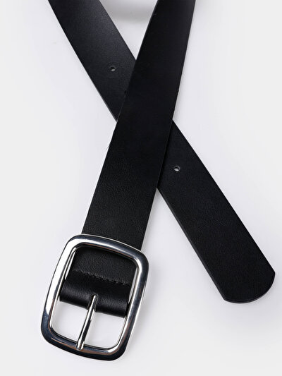 Image de Ceinture Noir Modern Fit Femme