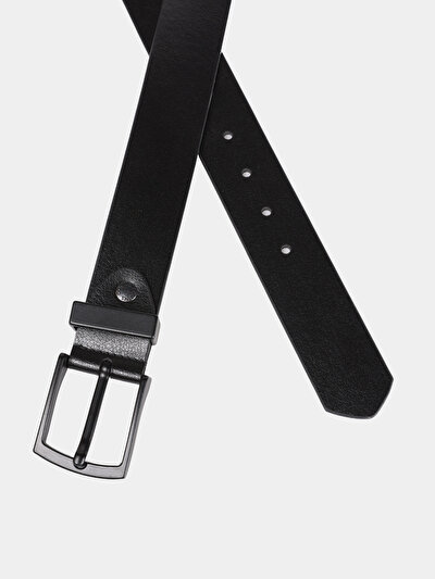 Image de Ceinture Noir Modern Fit Homme