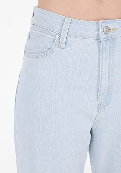 Image de 786 Carlen Pantalon Bleu Bootcut Medium Rise En Jean Regular Fit Femme