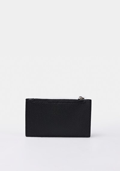 Image de Portefeuille Noir Modern Fit Femme