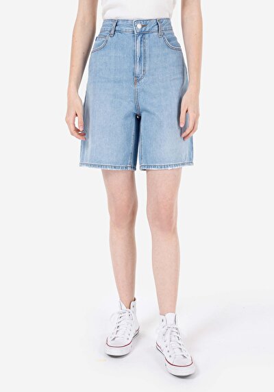 Afficher les détails de Short Bleu Regular Fit Femme