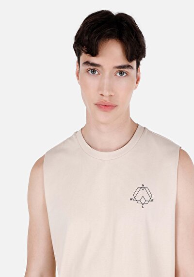 Afficher les détails de Athlète Beige Regular Fit Homme