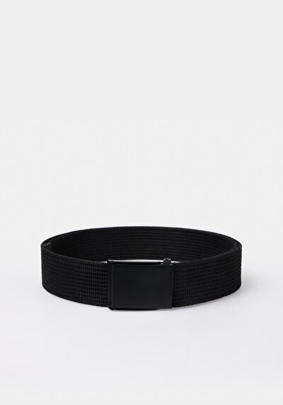 Image de Ceinture Noir Modern Fit Homme