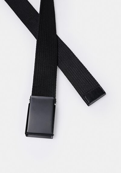 Image de Ceinture Noir Modern Fit Homme