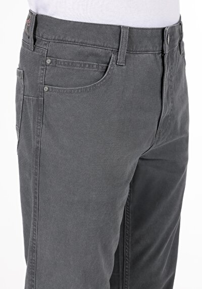 Image de Pantalon Anthracite Uzun Medium Rise En  Regular Fit Homme