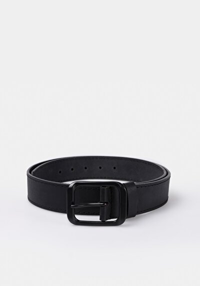 Image de Ceinture Noir Modern Fit Homme