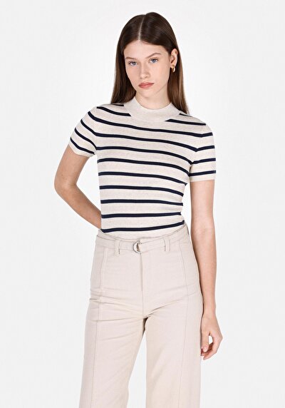 Image de Tricot Beige Slim Fit  Femme
