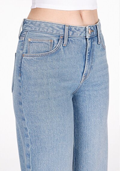 Image de 970 Berry Pantalon    En Jean Regular Fit Femme