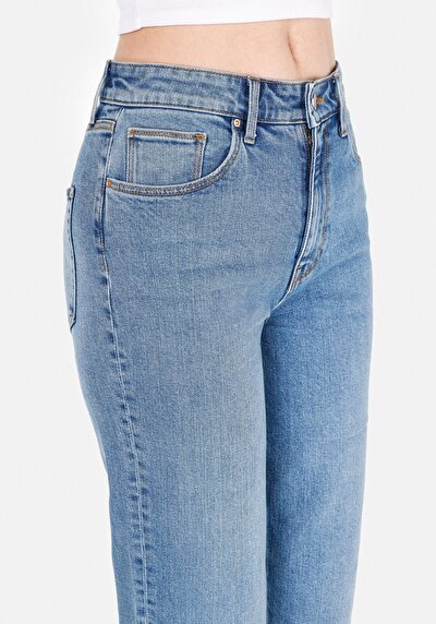Image de 884 Lauren Pantalon    En Jean Straight Fit Femme