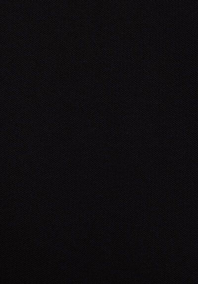 Afficher les détails de T-shirt Polo À Manches Courtes Noir Droit Regular Fit Homme