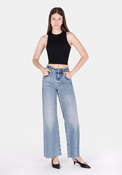 Image de 972 Lave Pantalon    En Jean Regular Fit Femme