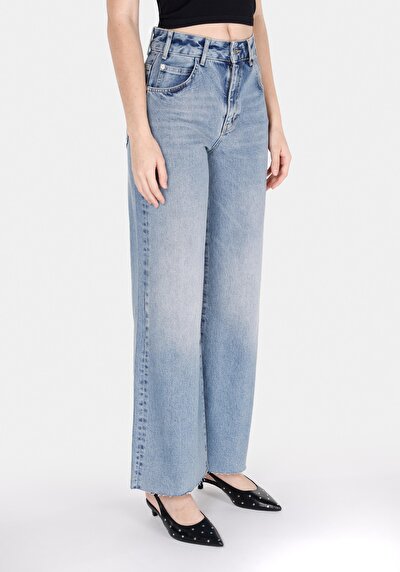 Image de 972 Lave Pantalon En Jean Regular Fit Femme