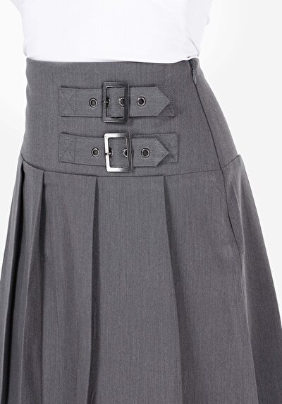 Image de Jupe Gris Regular Fit Imprimé Camisole Mini Femme