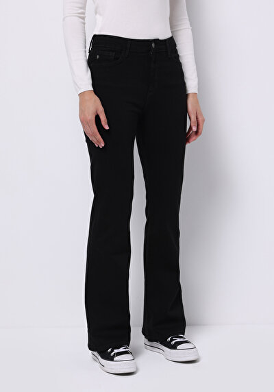 Image de 791 Monica Pantalon Bootcut Medium Rise En Jean Regular Fit Femme