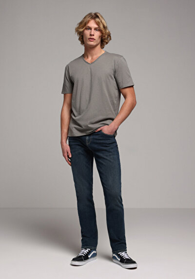 Image de T-shirt À Manches Courtes Vert Regular Fit Homme