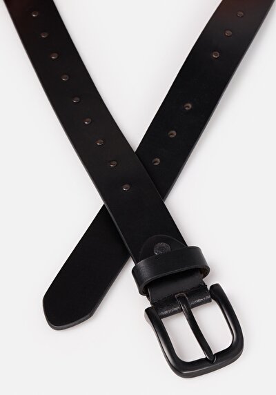 Image de Ceinture Noir Modern Fit Homme