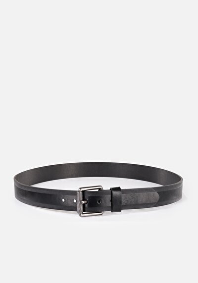 Image de Ceinture Noir Modern Fit Homme