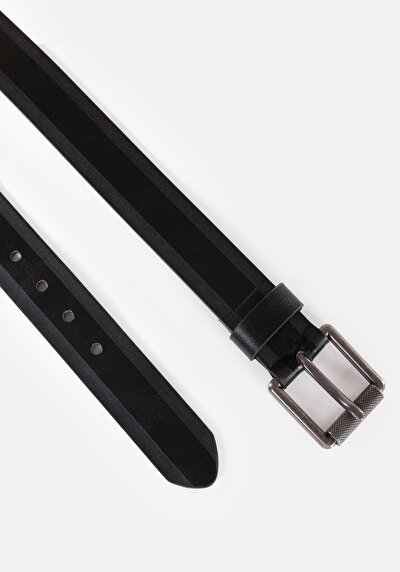 Image de Ceinture Noir Modern Fit Homme