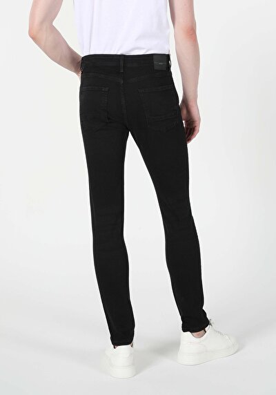 Image de 035 Ryan Pantalon Noir Slim Leg En Skinny Fit Homme