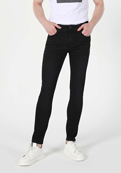 Image de 035 Ryan Pantalon Noir Slim Leg  En  Skinny Fit Homme